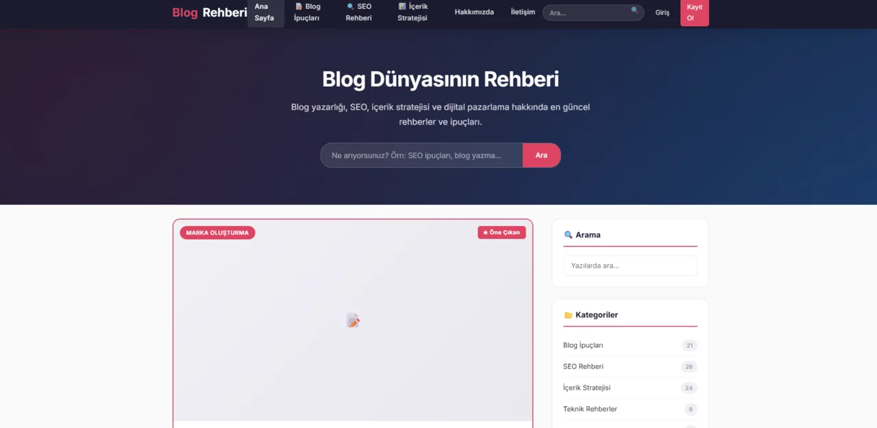 Blog Rehberi